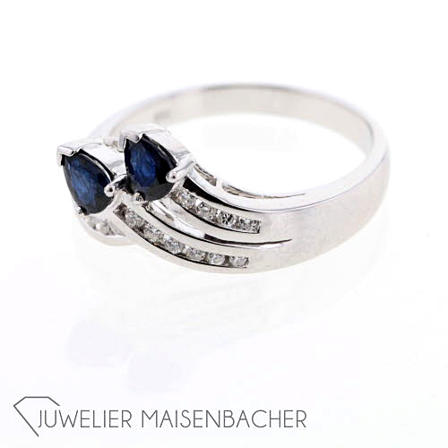 Damen Ring Carl Bucherer Saphir Diamanten Ringgrosse 53 Jetzt Online Kaufen Juwelier Maisenbacher